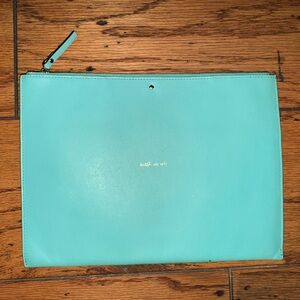 Kate Spade Teal Clutch // Laptop/Tablet Sleeve